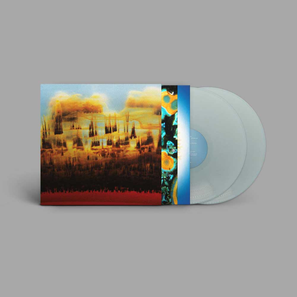 Bonobo - Distance In Static (Vinyl 2LP Pastel Blue) Vinyl record album cover with a colorful cover on a gray background