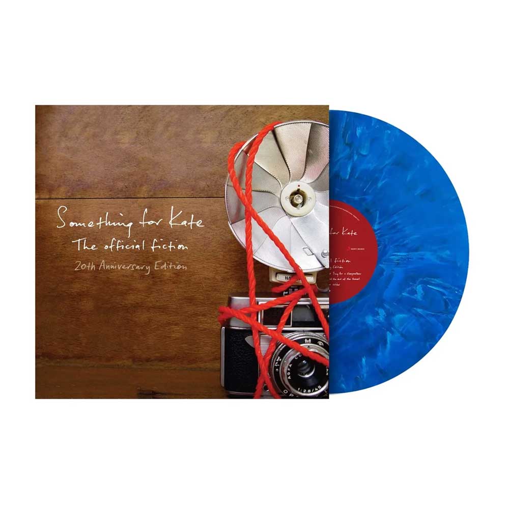 Something For Kate - The Official Fiction (Vinyl LP Blue With White Marbling) 20th Anniversary