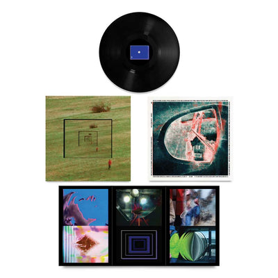 Bibio and Dorian Concept - Answers (Vinyl LP) A vinyl record and its three album covers for 'Answers' by Bibio and Dorian Concept, displayed on a clean white background.
