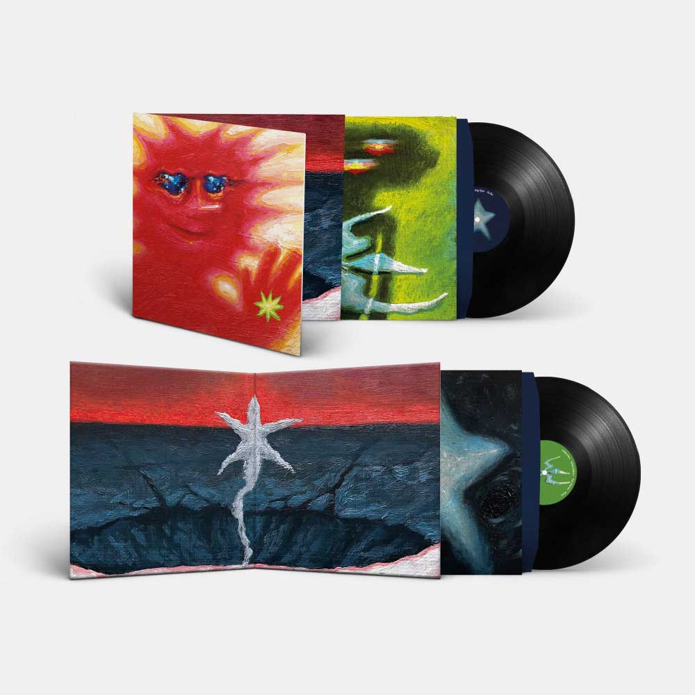 Black Country, New Road - Forever Howlong (Vinyl 2LP) Vinyl records with colorful, abstract cover designs on a white background