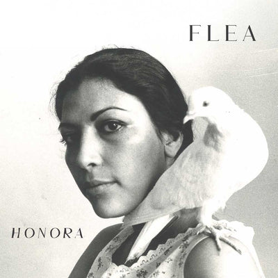 Flea Honora Vinyl 2LP Record cover of Flea's grandmother with bird on sholder