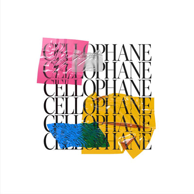 Holy Holy - Cellophane (Vinyl LP Royal Blue) record album cover Colorful packaging with 'Cellophane' text on a white background