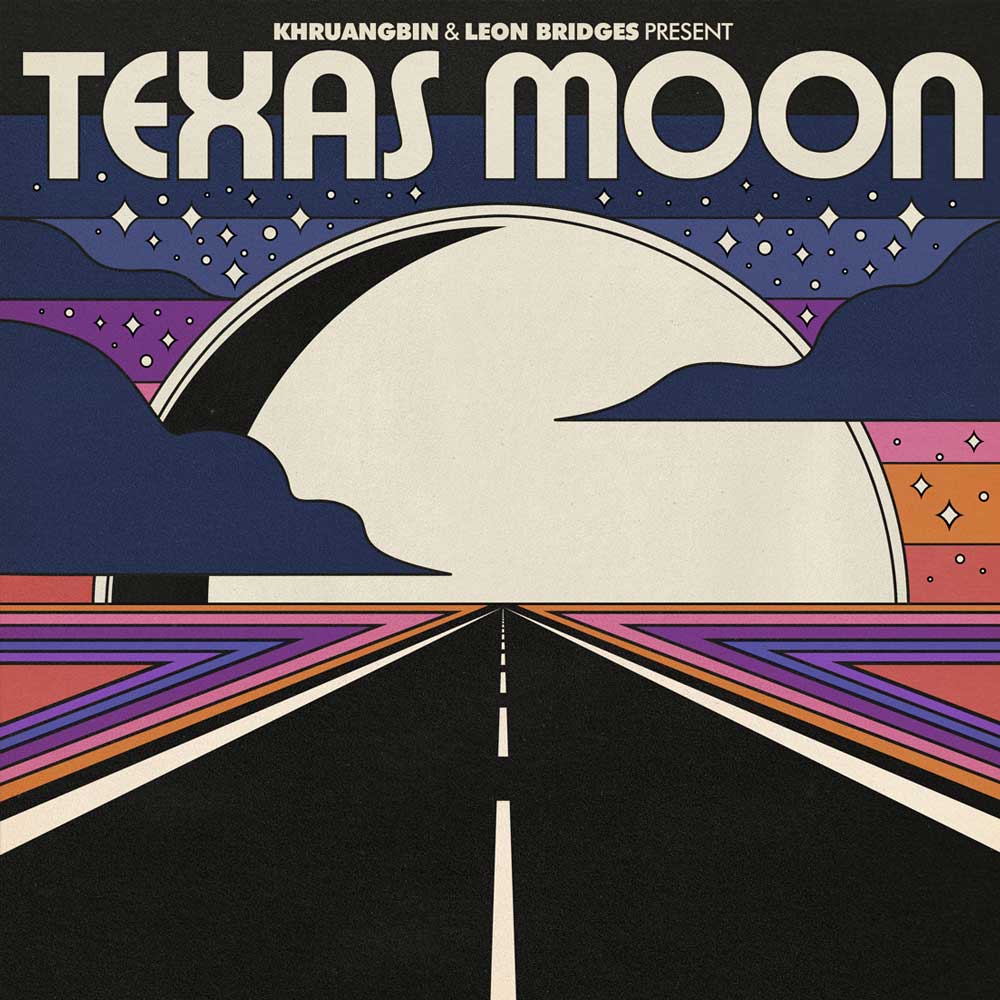 Khruangbin & Leon Bridges - Texas Moon (Vinyl 12" EP) Record album cover