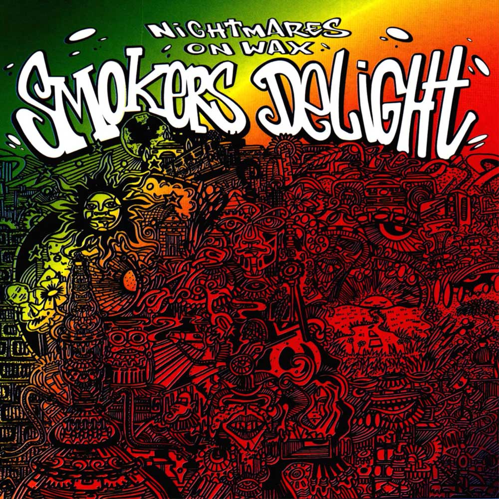 Nightmares on Wax  Smokers Delight Vinyl LP gatefold record cover