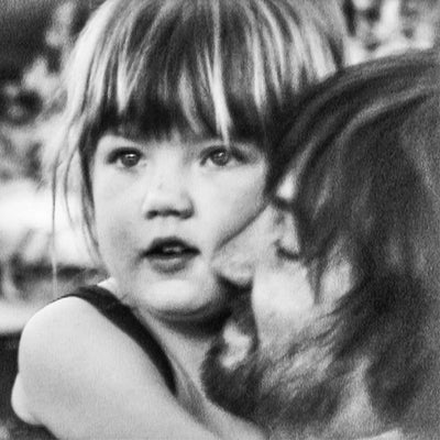 Tame Impala - Deadbeat (Vinyl 2LP) Black and white photo of a child with another person
