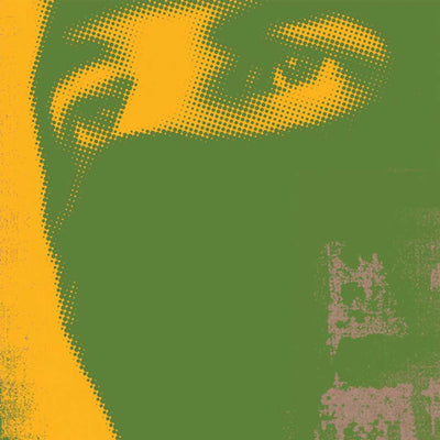 Thievery Corporation - Radio Retaliation (Vinyl 2LP) A stylized pop-art graphic print featuring a close-up eye rendered in yellow halftone dots over a green background, with a textured yellow band along the left edge.