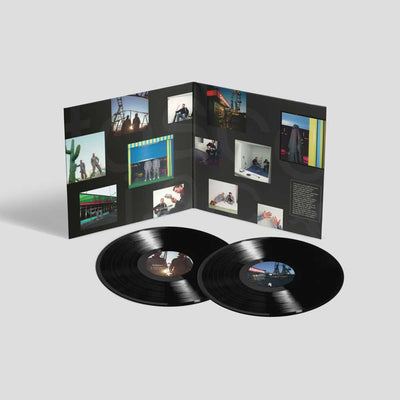 Tosca - J.A.C. (Vinyl 2LP) gatefold record cover open showing the inside spread and 2 records 