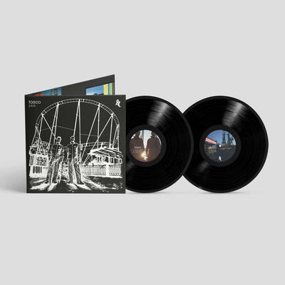 Tosca - J.A.C. (Vinyl 2LP) gatefold cover open showing the 2 black vinyl lp's
